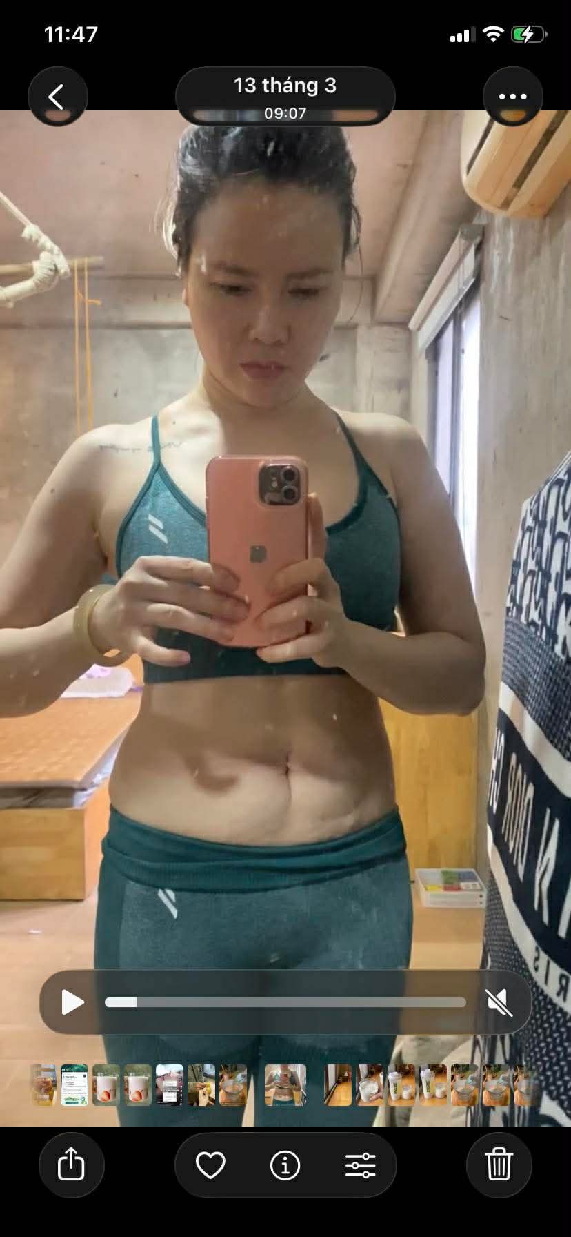 Eo thon sau khi dùng đạm